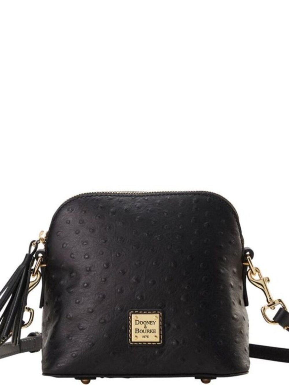 Dooney & Bourke NEW Black Ostrich Dommed Crossbody.❤️